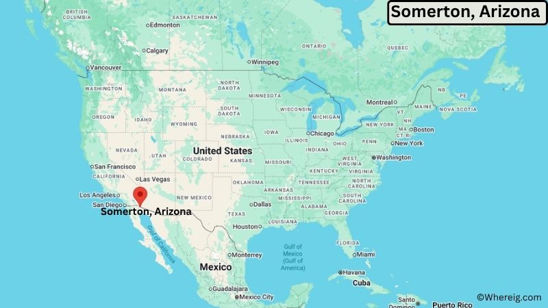 Where is Somerton Located in Yuma County, Arizona