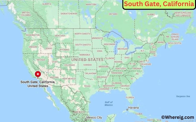 Where is South Gate Located in Los Angeles, California