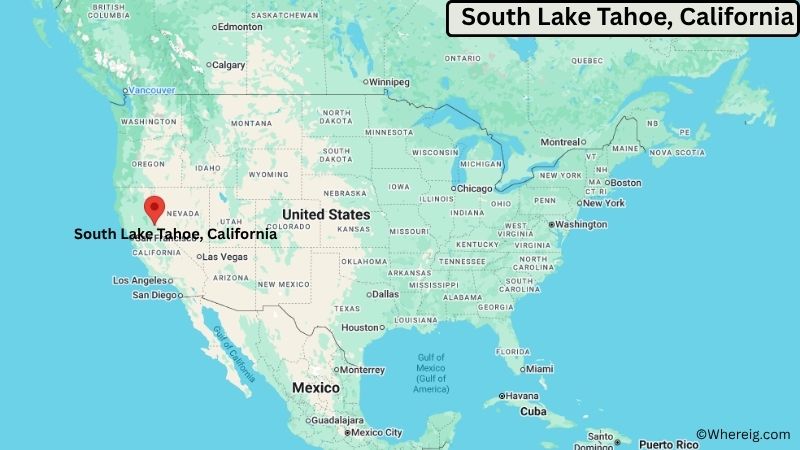 Where is South Lake Tahoe Located in El Dorado County, California