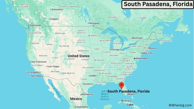 Where is South Pasadena Located in Pinellas County, Florida