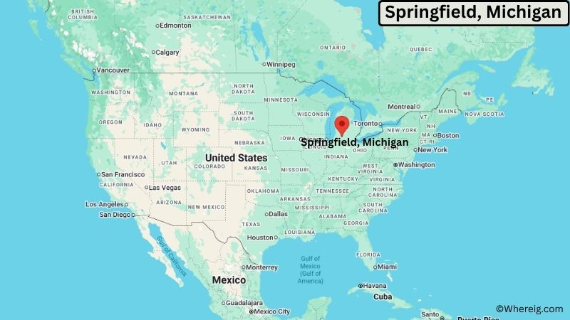 Where is Springfield Located in Calhoun County, Michigan