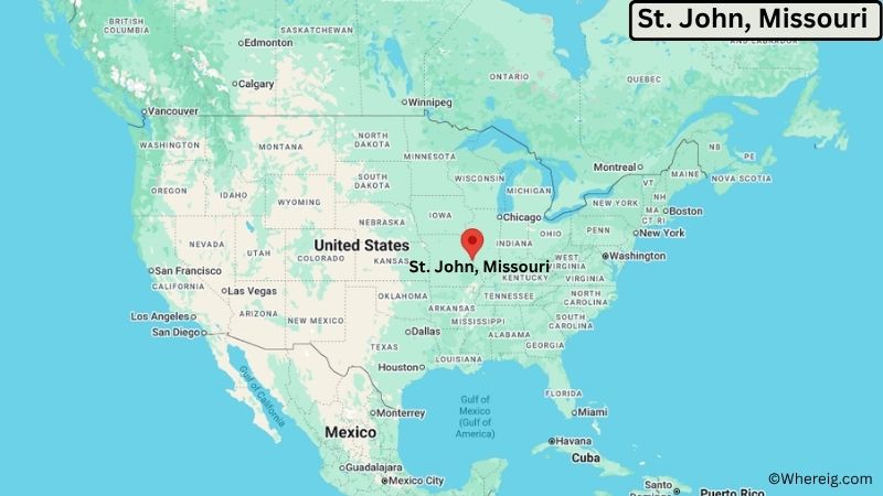 Where is St. John Located in St. Louis County, Missouri