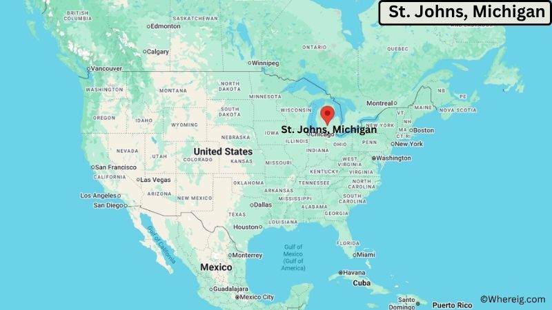 Where is St. Johns Located in Clinton County, Michigan