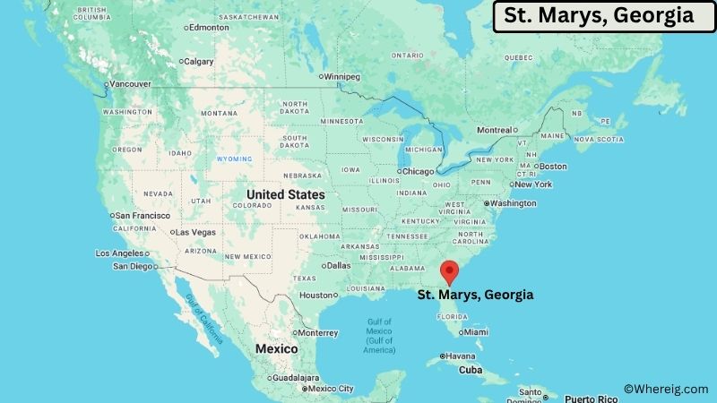 Where is St. Marys Located in Camden County, Georgia