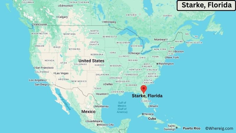 Where is Starke Located in Bradford County, Florida
