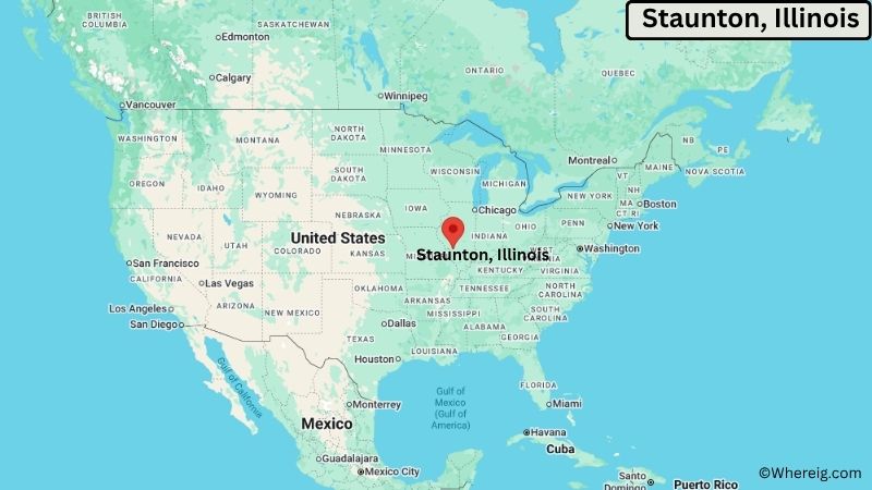 Where is Staunton Located in Macoupin County, Illinois