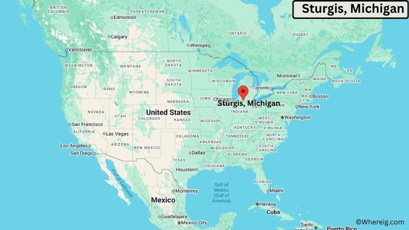 Where is Sturgis Located in St. Joseph County, Michigan