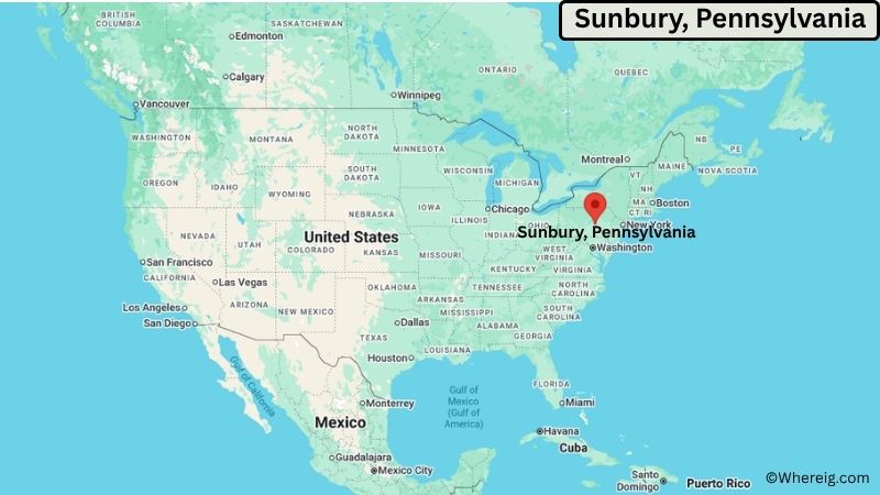 Where is Sunbury Located in Northumberland County, Pennsylvania