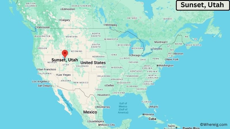 Where is Sunset Located in Davis County, Utah