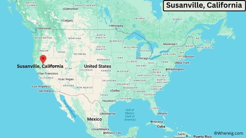 Where is Susanville Located in Lassen County, California