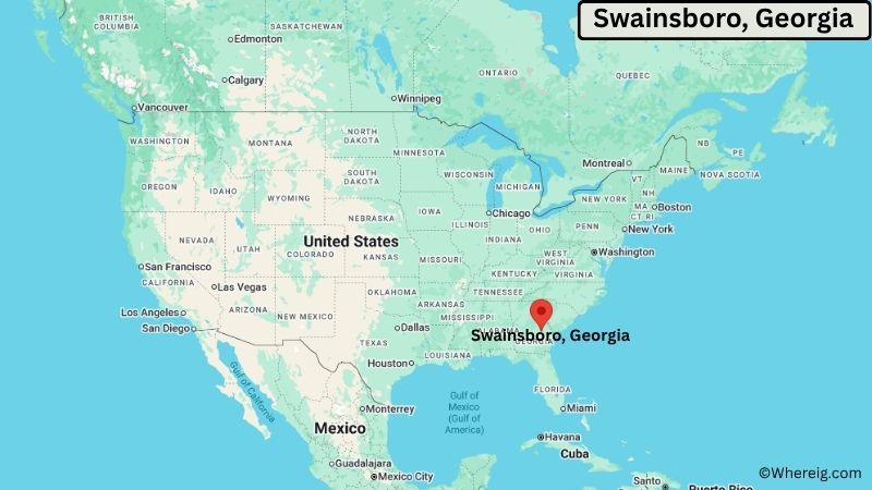 Where is Swainsboro Located in Emanuel County, Georgia