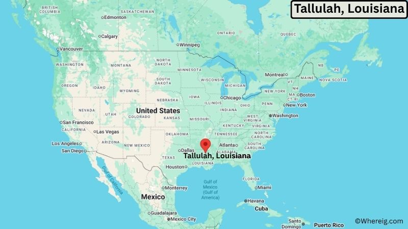 Where is Tallulah Located in Madison Parish, Louisiana