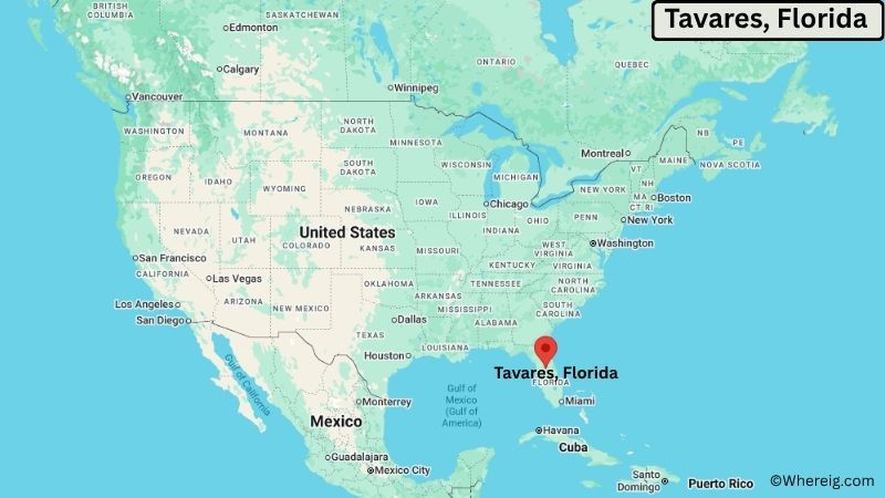 Where is Tavares Located in Lake County, Florida