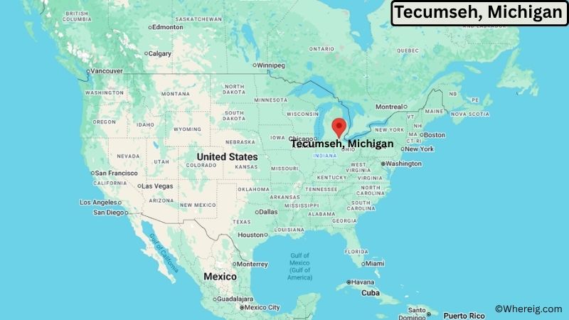 Where is Tecumseh Located in Lenawee County, Michigan