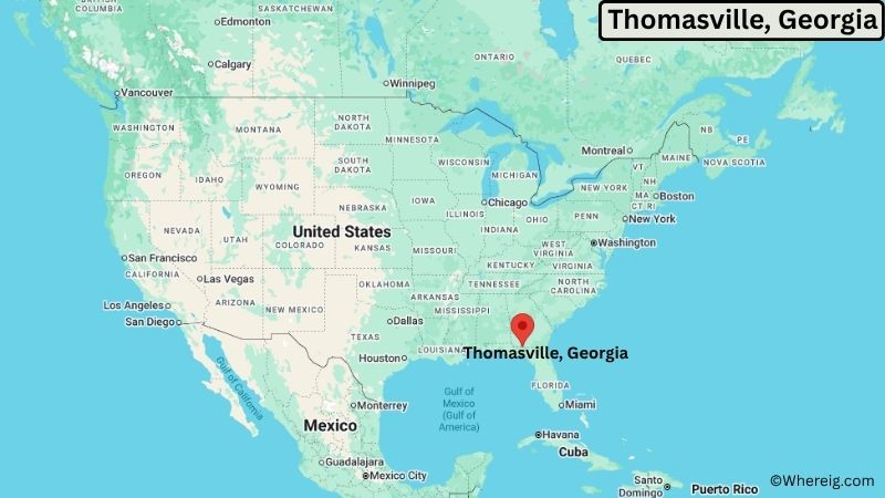Where is Thomasville Located in Thomas County, Georgia
