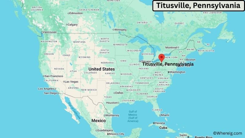Where is Titusville Located in Crawford County, Pennsylvania