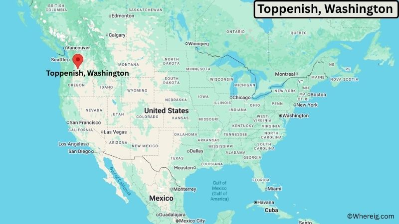 Where is Toppenish Located in Yakima County, Washington