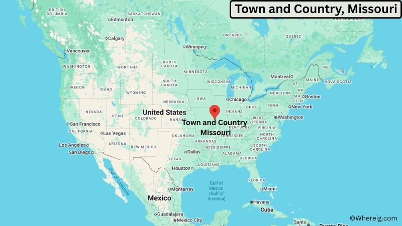 Where is Town and Country Located in St. Louis County, Missouri