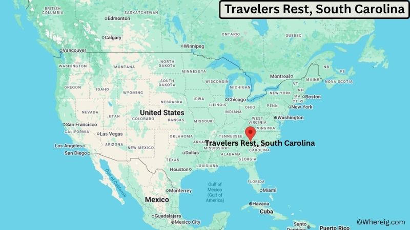 Where is Travelers Rest Located in Greenville County, South Carolina