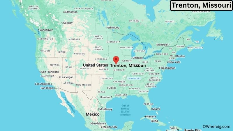Where is Trenton Located in Grundy County, Missouri