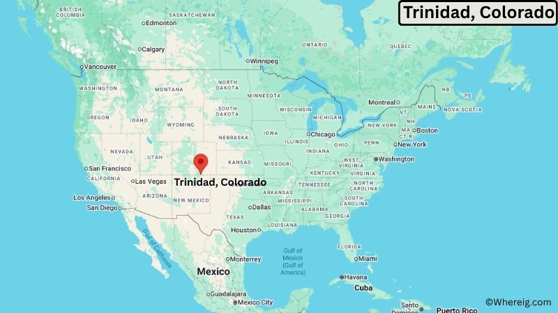 Where is Trinidad Located in Las Animas County, Colorado