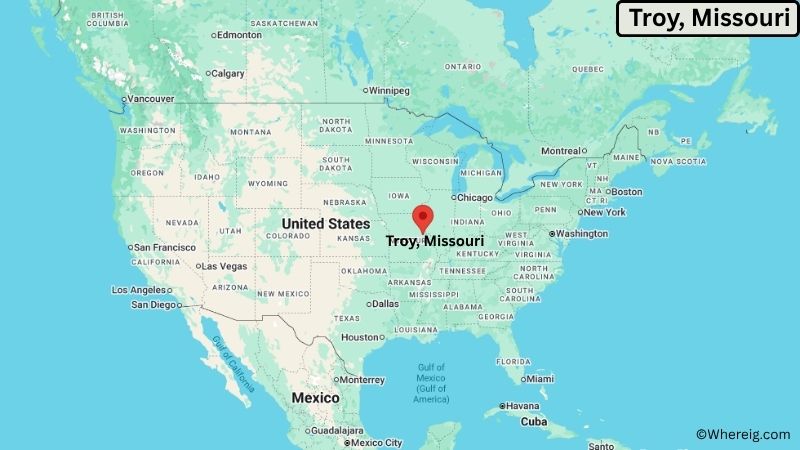 Where is Troy Located in Lincoln County, Missouri