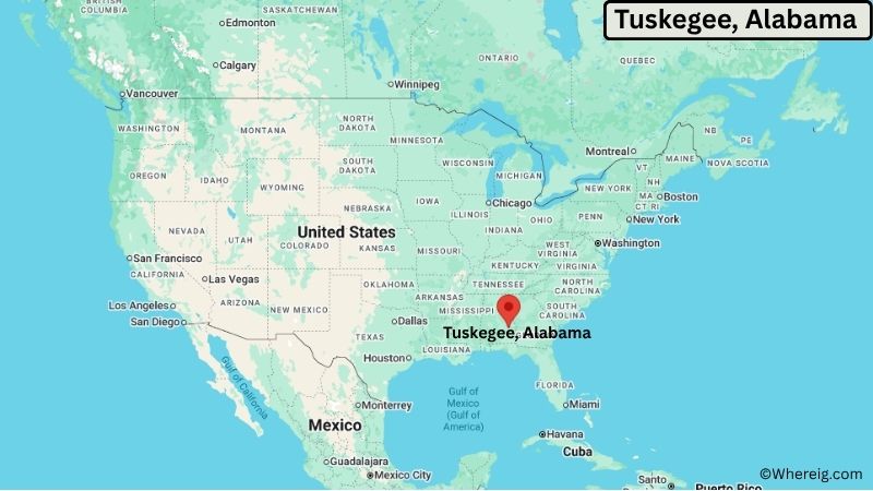 Where is Tuskegee Located in Macon County, Alabama