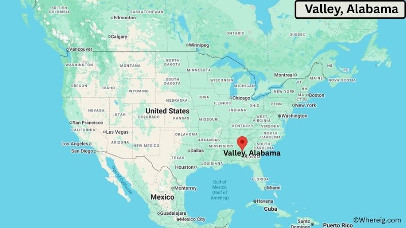 Where is Valley Located in Chambers County, Alabama