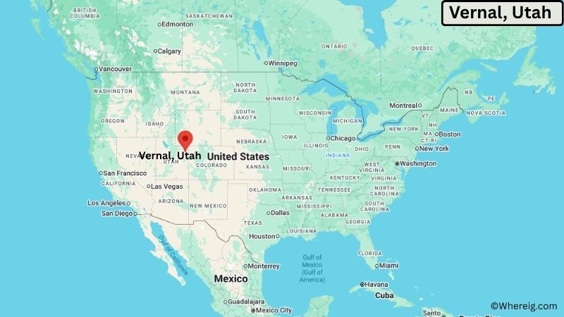 Where is Vernal Located in Uintah County, Utah
