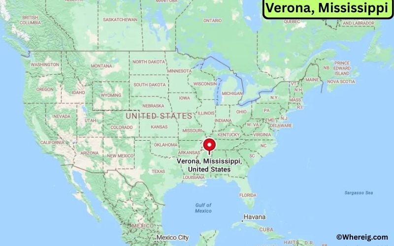Where is Verona, Mississippi