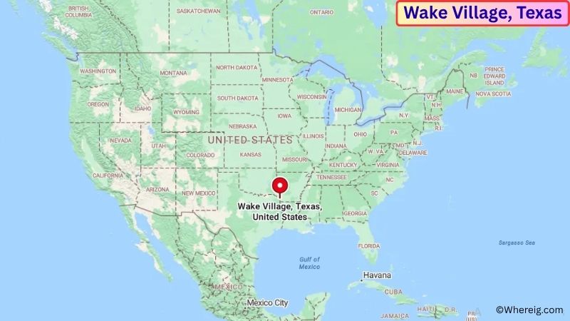 Where is Wake Village Located in Bowie County, Texas
