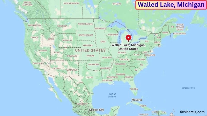 Where is Walled Lake Located in Oakland County, Michigan