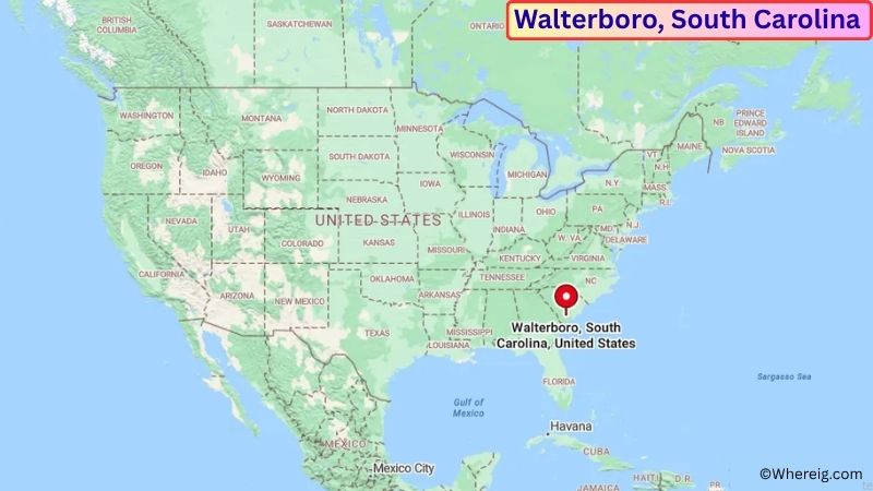 Where is Walterboro Located in Colleton County, South Carolina