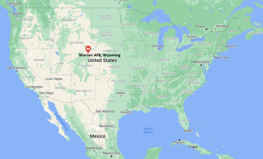 Where is Warren AFB, Wyoming