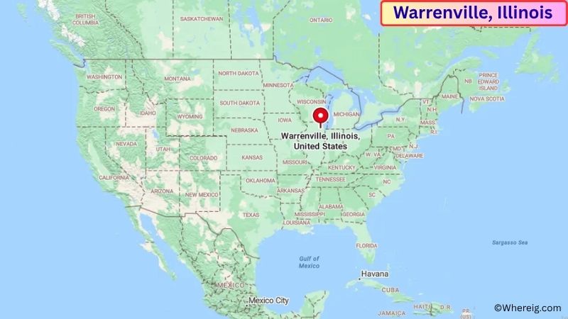 Where is Warrenville Located in DuPage County, Illinois