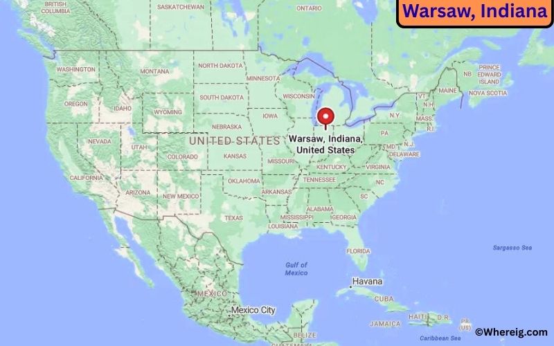 Where is Warsaw, Indiana