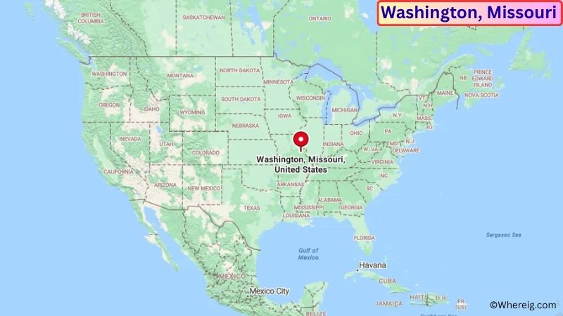Where is Washington Located in Franklin County, Missouri