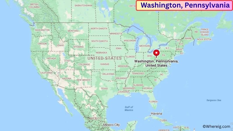 Where is Washington Located in Washington County, Pennsylvania