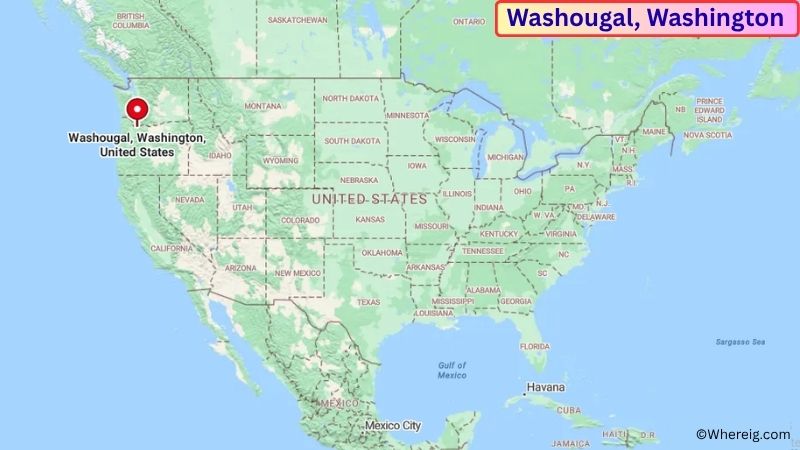 Where is Washougal Located in Clark County, Washington