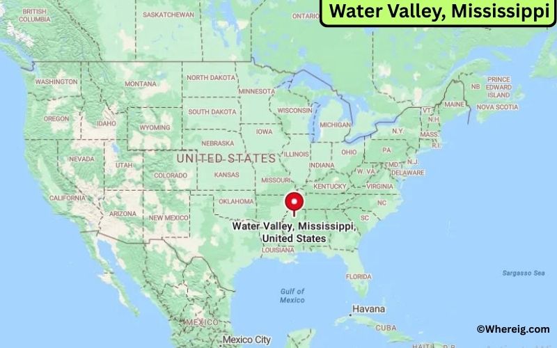 Where is Water Valley, Mississippi