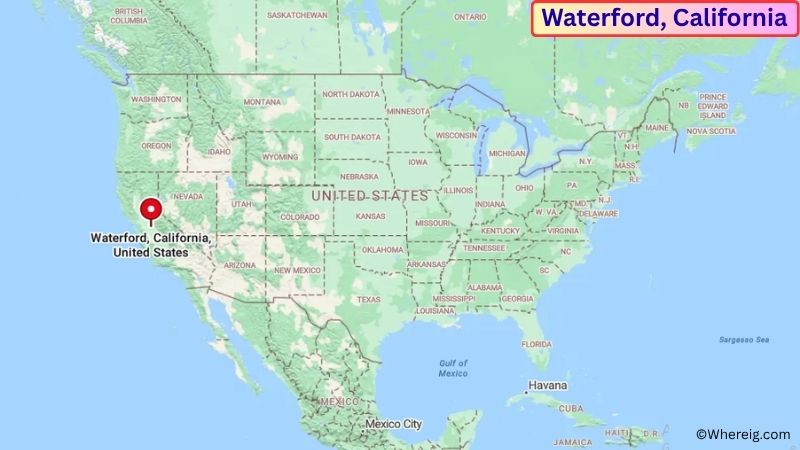 Where is Waterford Located in Stanislaus County, California