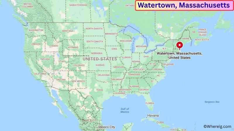 Where is Watertown Located in Middlesex County, Massachusetts