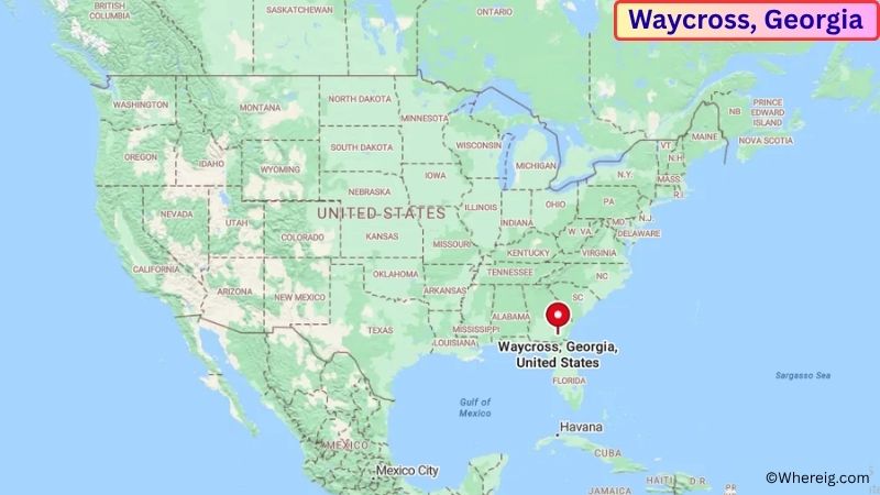 Where is Waycross Located in Pierce County, Georgia