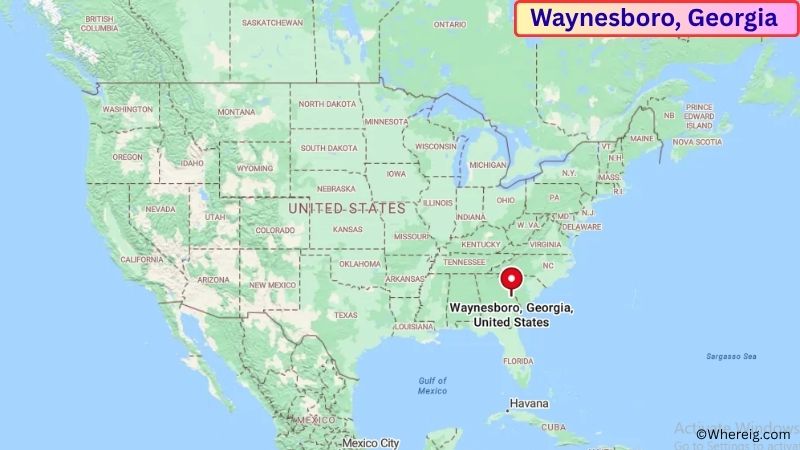 Where is Waynesboro Located in Burke County, Georgia