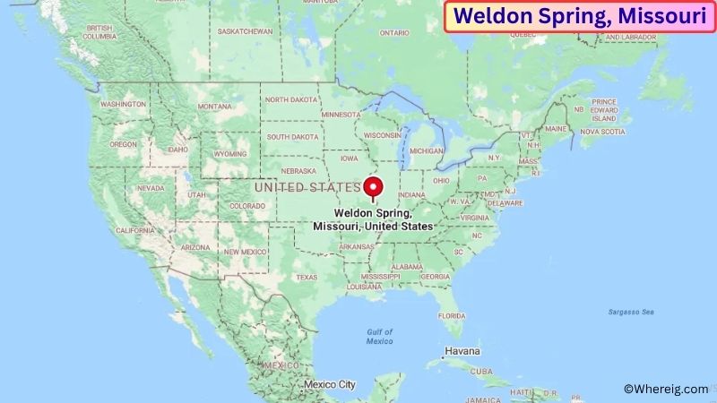 Where is Weldon Spring Located in St. Charles County, Missouri