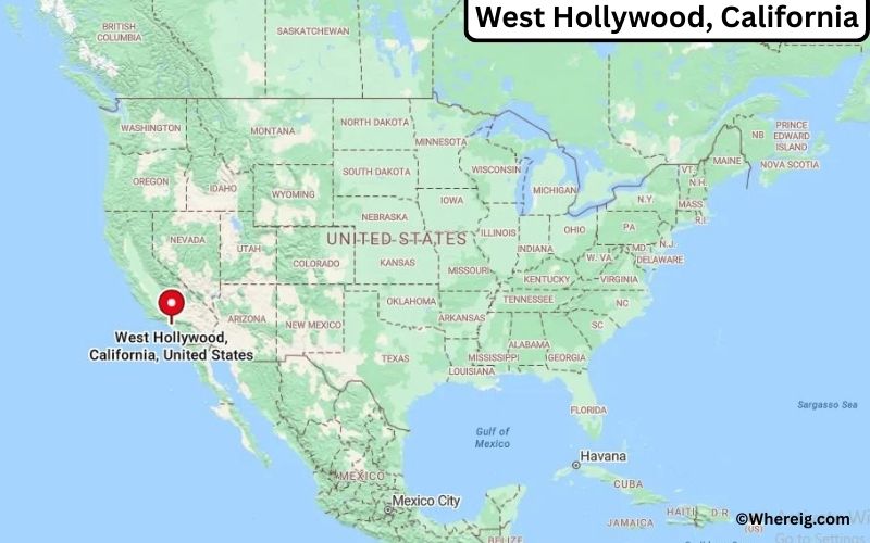 Where is West Hollywood Located in Los Angeles, California