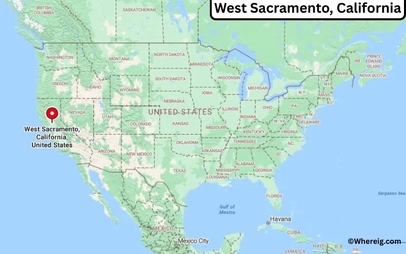 Where is West Sacramento Located in Yolo, California