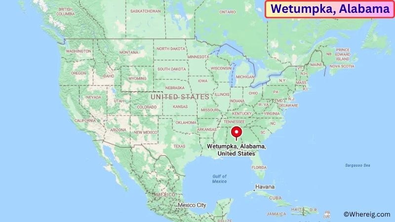 Where is Wetumpka Located in Elmore County, Alabama
