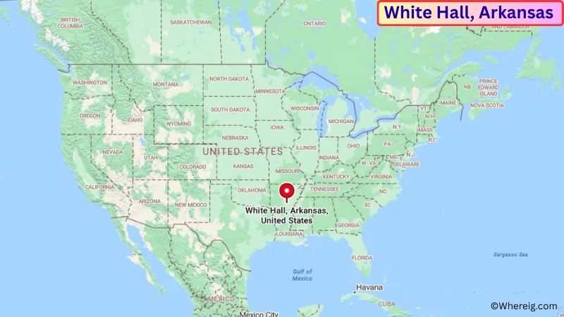 Where is White Hall Located in Jefferson County, Arkansas