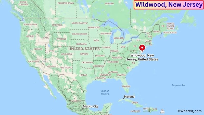 Where is Wildwood Located in Cape May County, New Jersey